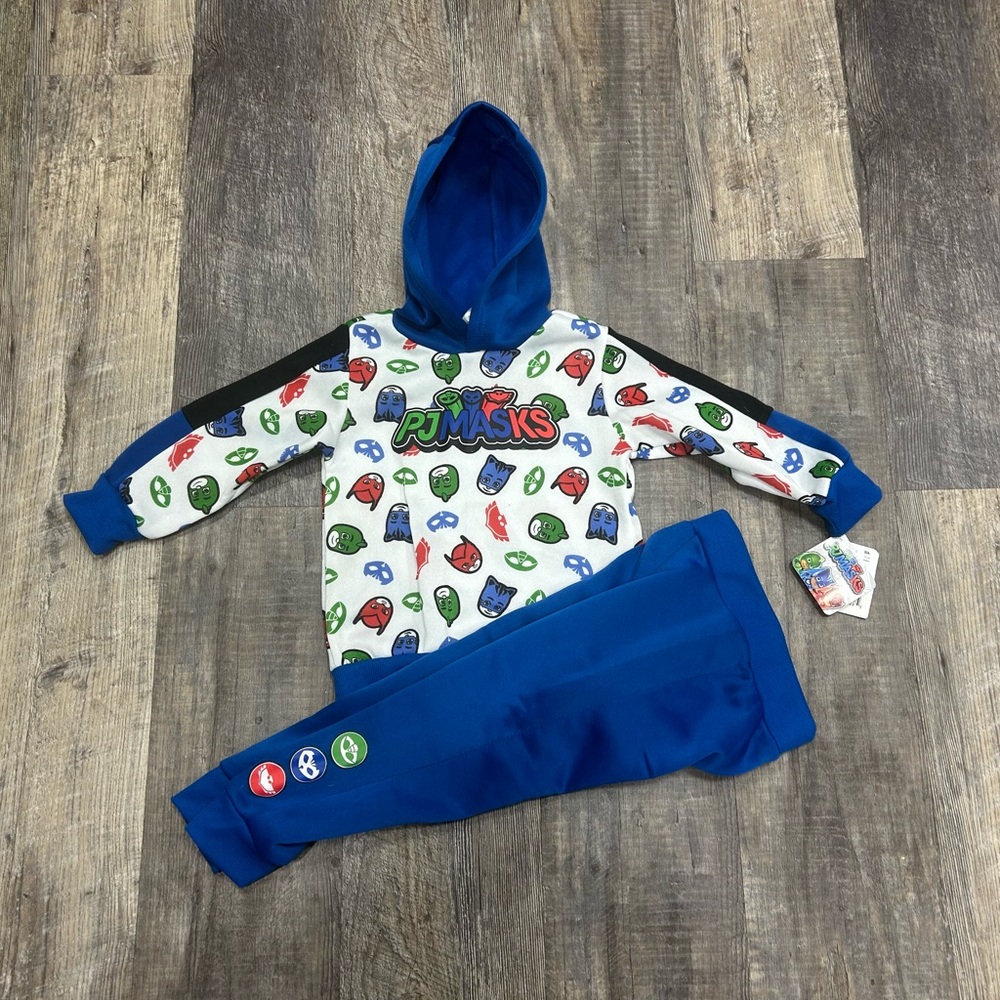 NWT PJ Masks Boys 3T 2pc. jogger Set